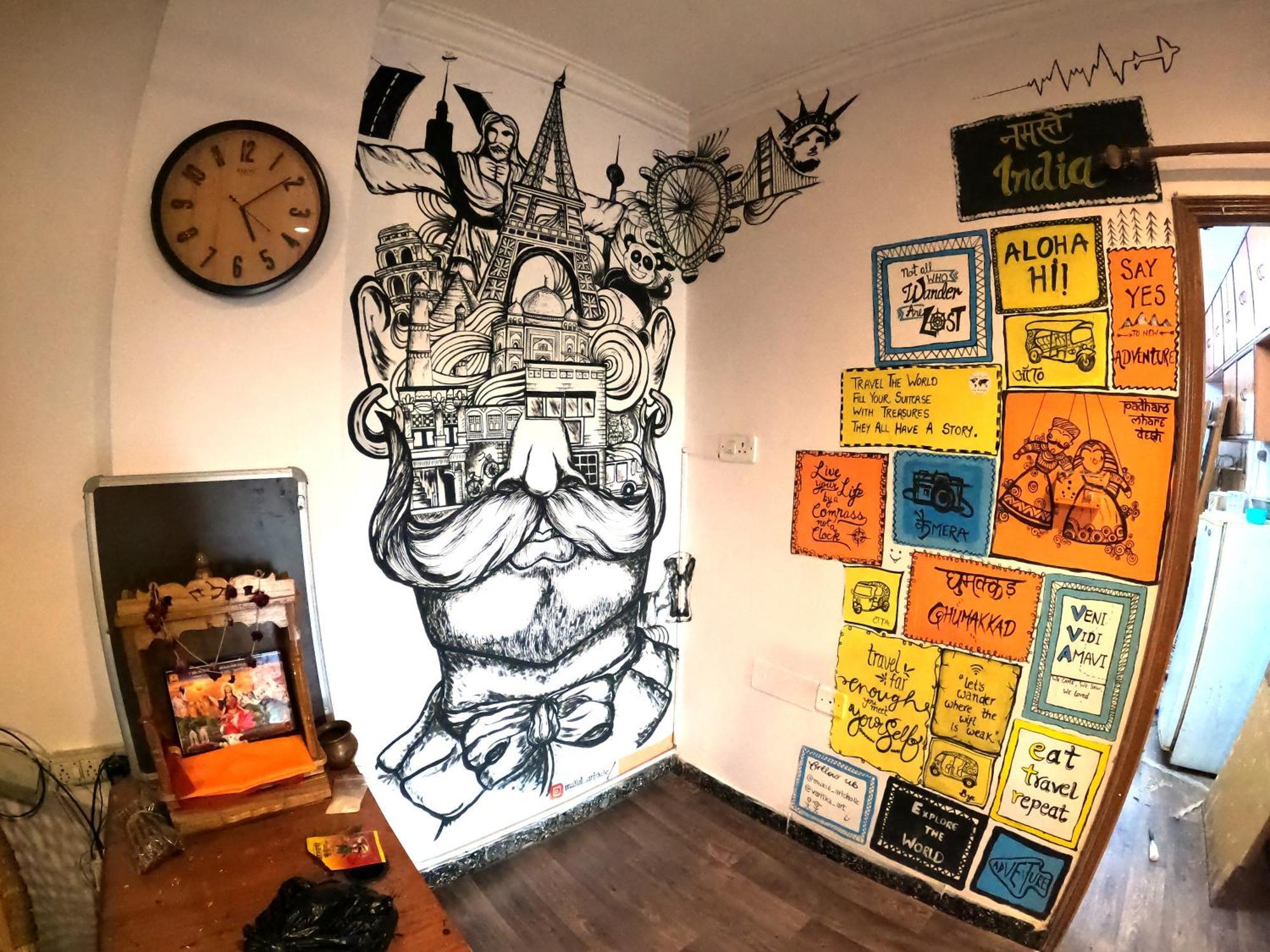 Nomadic Hostel Udaipur Luaran gambar